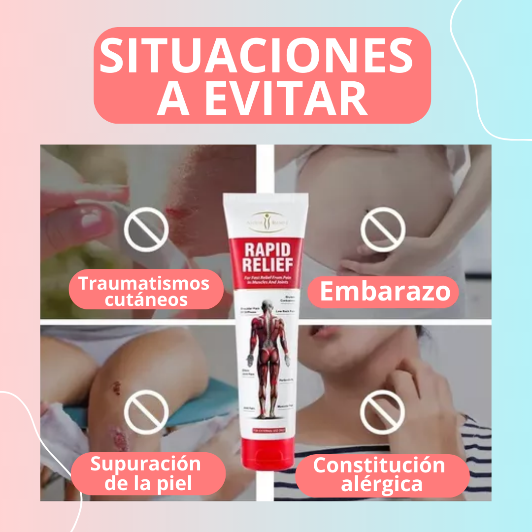Crema Alivio Rápido Dolor Muscular + ENVÍO GRATIS 🚚