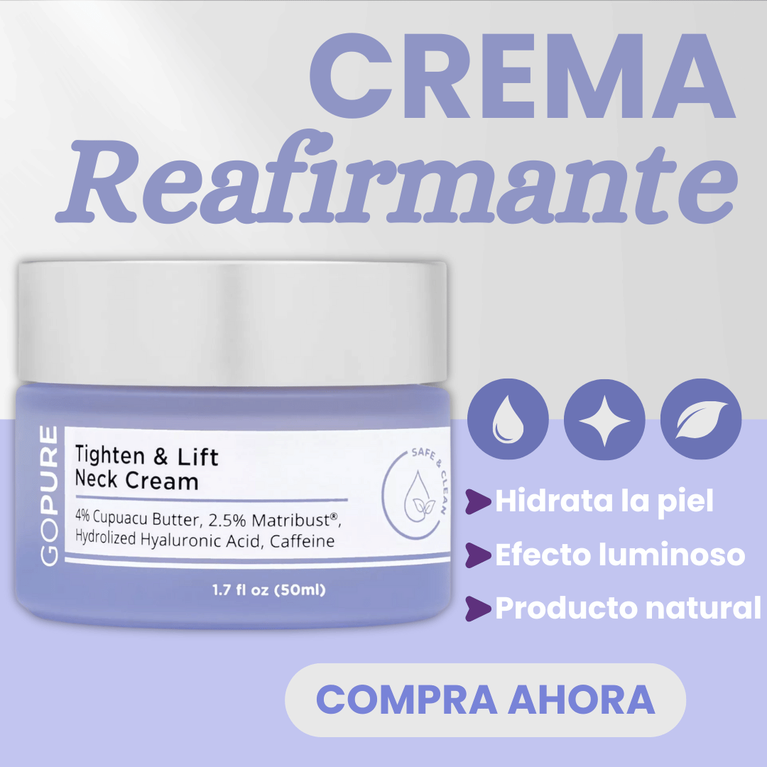 GOPURE: Reafirma tu cuello en POCO tiempo! + LIBRO DIGITAL 🎁 Y ENVÍO GRATIS 🚚