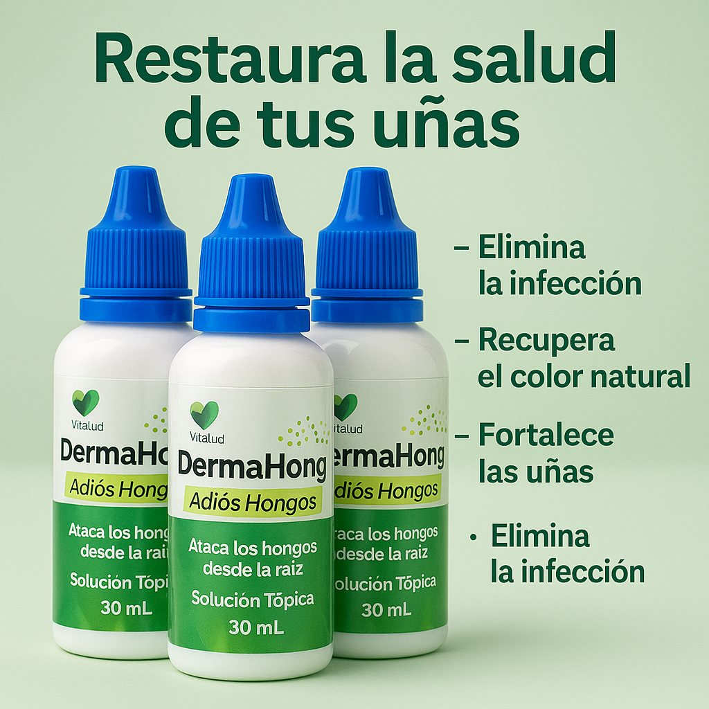 DERMAHONG™: Despídete de los Hongos en POCO TIEMPO! + ENVÍO GRATIS 🚚