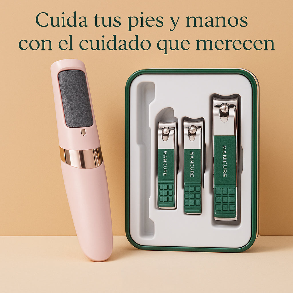 LIMA PRO™: Elimina los Callos Rápidamente + KIT de Manicure de REGALO 💅🚚