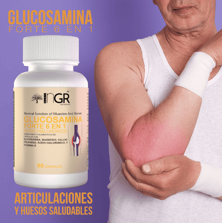 ¡GLUCOSAMINA FORTE 6 EN 1! 🔥 💪 Recupera tu Bienestar ¡El suplemento que tus articulaciones necesitan! + ENVÍO GRATIS 🚚