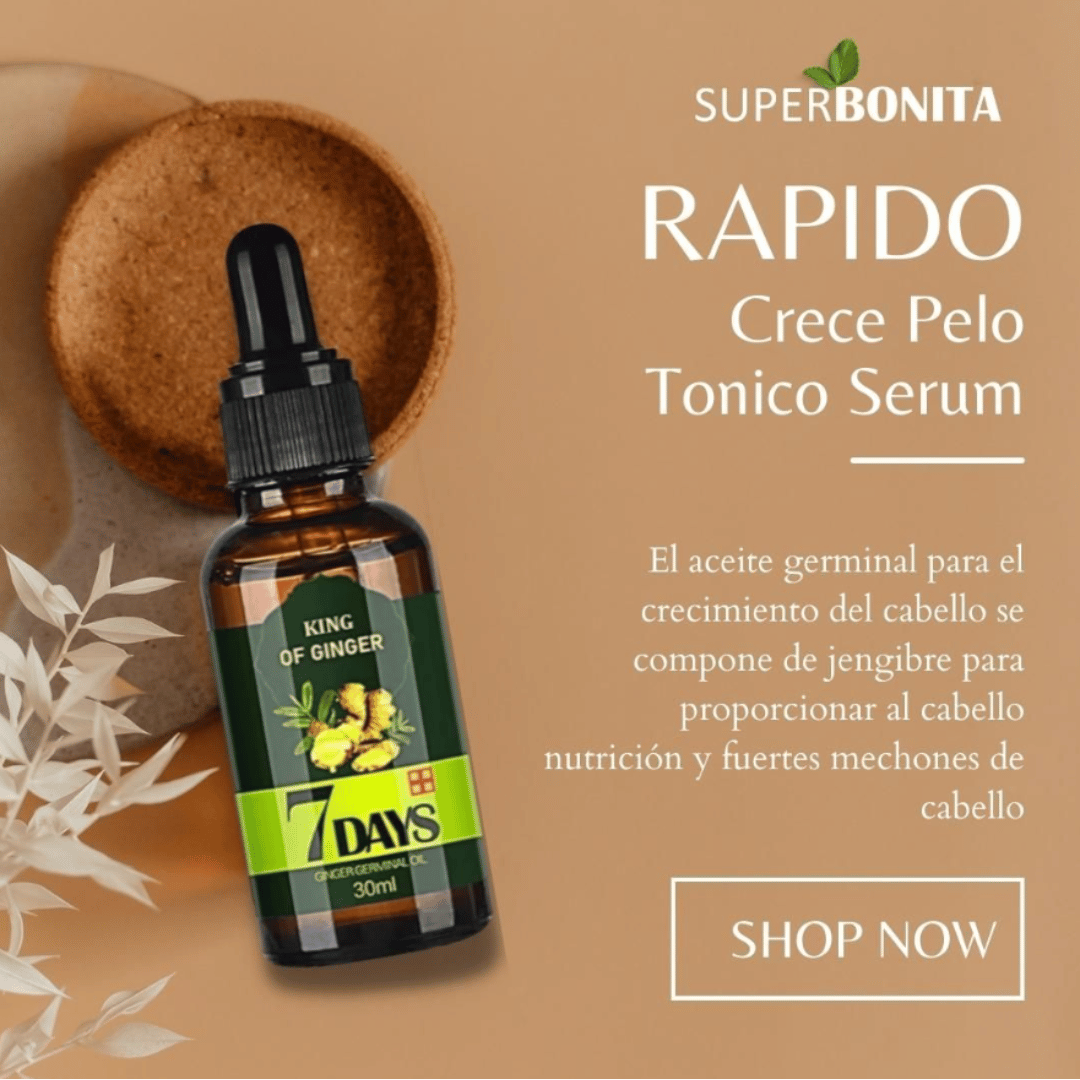 KING OF GINGER: Haz CRECER tu PELO en POCO TIEMPO! + ENVÍO GRATIS 🚚