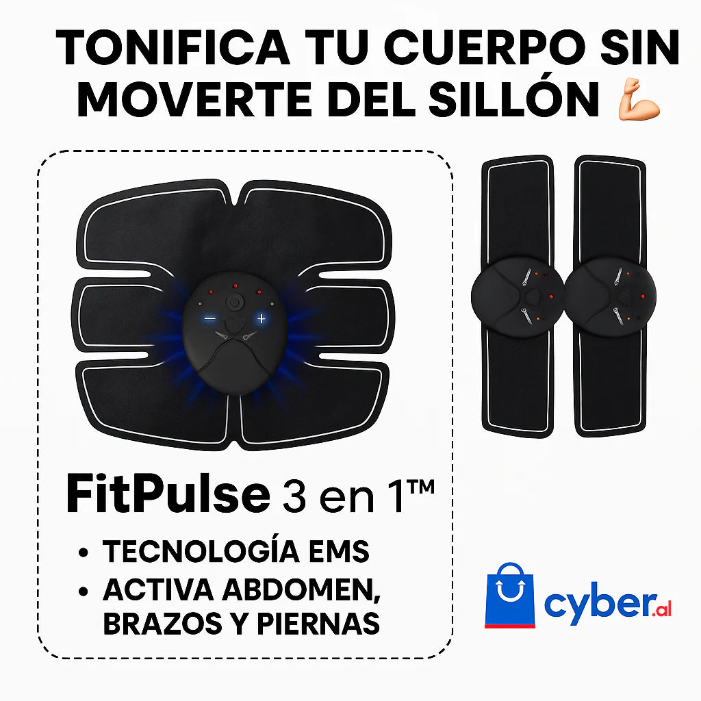 FitPulse 3 en 1™: Musculos Firmes y Definidos en Solo 12 Minutos al Día!