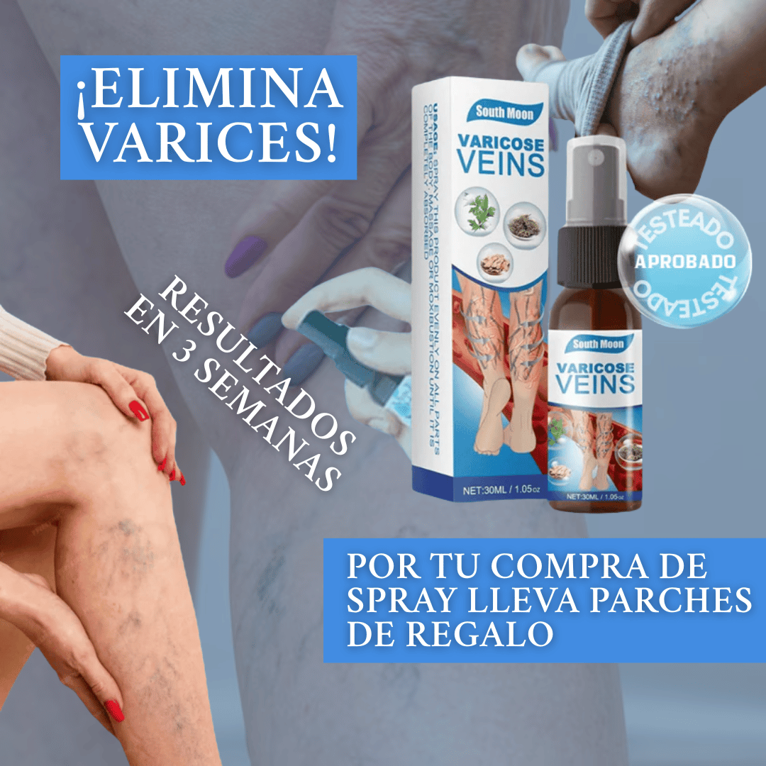 VARICOSE VEINS®: Disminuye las VARICES en POCO TIEMPO! + PARCHES DE REGALO 🎁 Y ENVÍO GRATIS 🚚