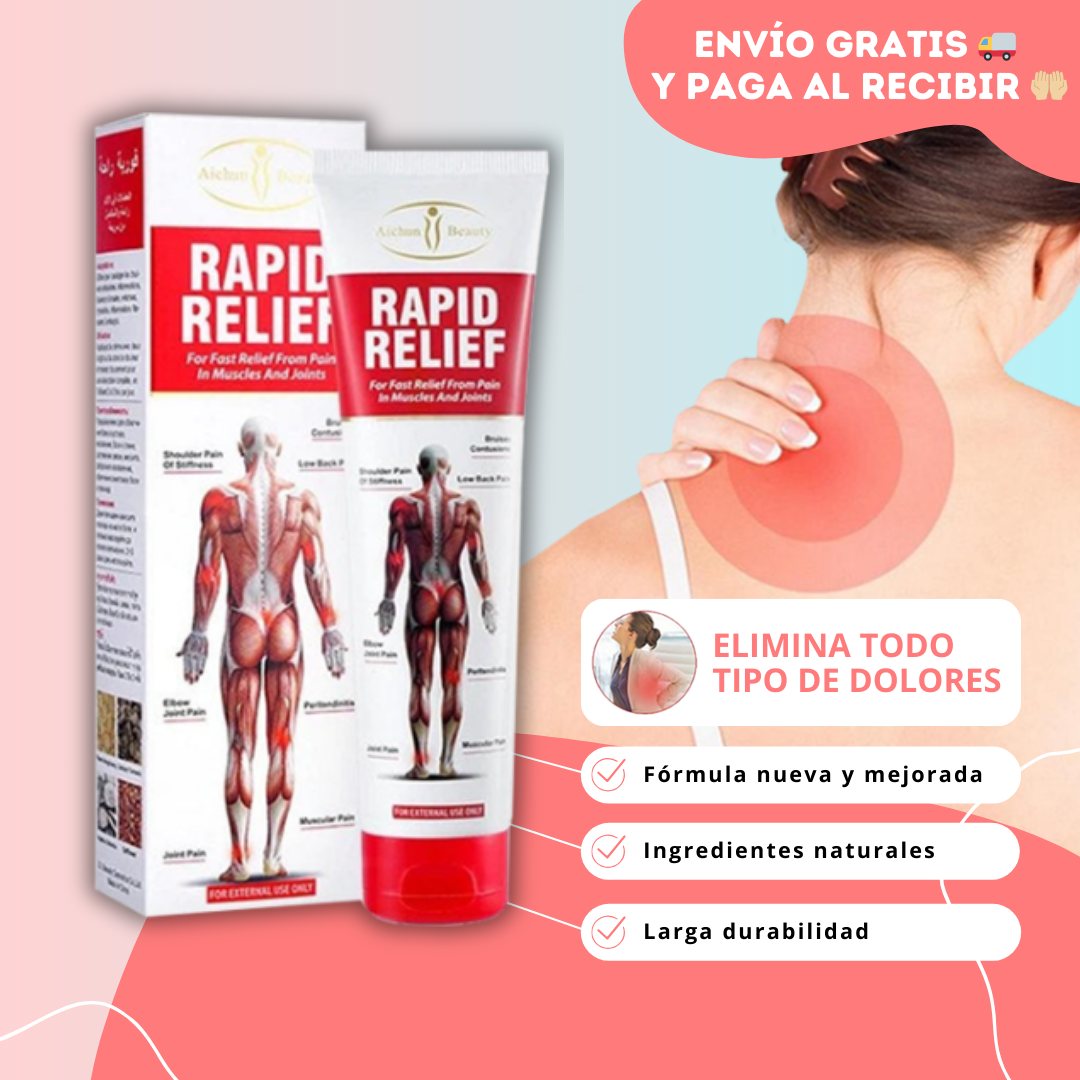 Crema Alivio Rápido Dolor Muscular + ENVÍO GRATIS 🚚