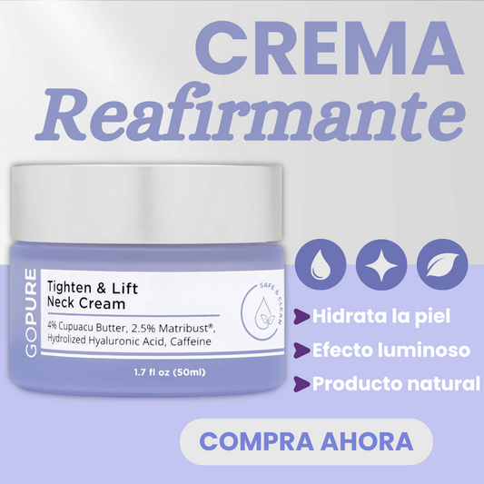 GOPURE: Reafirma tu cuello en POCO tiempo! + LIBRO DIGITAL 🎁 Y ENVÍO GRATIS 🚚