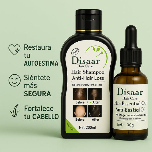 Shampoo + Serum: EVITA la caída del cabello a Tiempo! + ENVÍO GRATIS 🚚