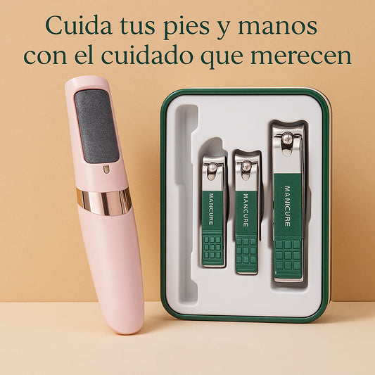 LIMA PRO™: Elimina los Callos Rápidamente + KIT de Manicure de REGALO 💅🚚