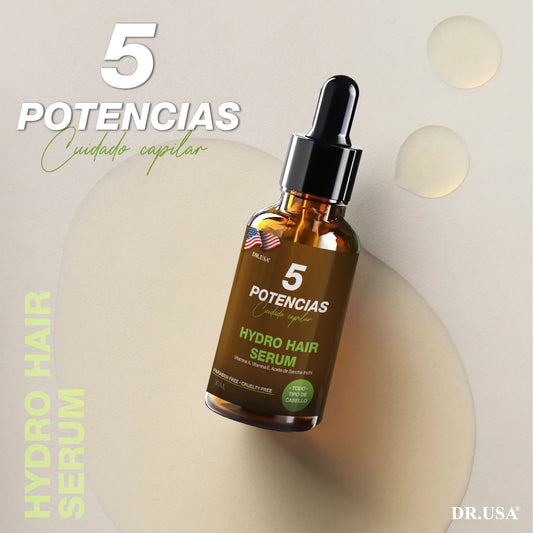 Serum 5 Potencias: Recupera tu CABELLO en POCO TIEMPO! + ENVÍO GRATIS 🚚